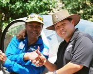 Col. Yamaguchi with Dr. Yvonne Cagle